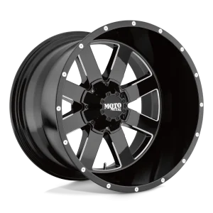 Moto Metal – MO962 – Black – 17″x10″ -24mm – Summer Wheels – MO96271067324NUS
